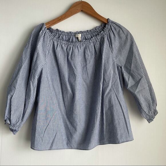 Joie Bamboo off the shoulder top in Moroccan blue - Picture 2 of 7